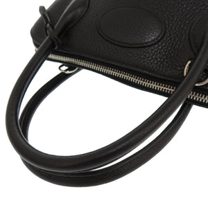 美品 エルメス ボリード31 トリヨンクレマンス ブラック シルバー金具 □F刻印 ハンドバッグ 黒 1486 【中古】 HERMES