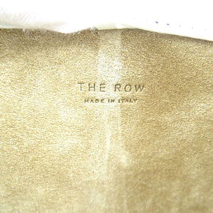 美品 ザロウ スモール N/S Park Tote W1314L129IVPD カーフ スウェード ホワイト トートバッグ 1537【中古】THE ROW