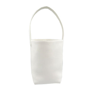 美品 ザロウ スモール N/S Park Tote W1314L129IVPD カーフ スウェード ホワイト トートバッグ 1537【中古】THE ROW