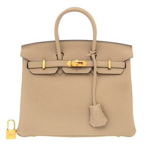 未使用 エルメス バーキン25 トゴ トゥルティエールグレー U刻印(2022年製) ハンドバッグ 0002 【中古】 HERMES