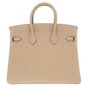 未使用 エルメス バーキン25 トゴ トゥルティエールグレー U刻印(2022年製) ハンドバッグ 0002 【中古】 HERMES