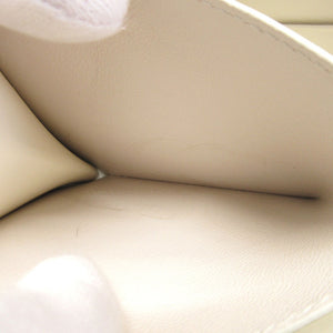 美品 ジルサンダー J07UI0017 レザー ホワイト 白 L字ファスナー財布 財布 0037【中古】JIL SANDER