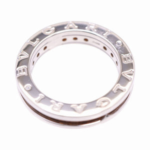 ブルガリ B-ZERO1 シトリン K18WG リング #51 ホワイトゴールド ビーゼロワン 指輪 ジュエリー 0040【中古】BVLGARI