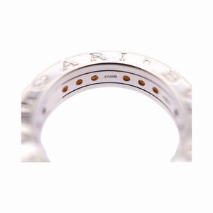 ブルガリ B-ZERO1 シトリン K18WG リング #51 ホワイトゴールド ビーゼロワン 指輪 ジュエリー 0040【中古】BVLGARI