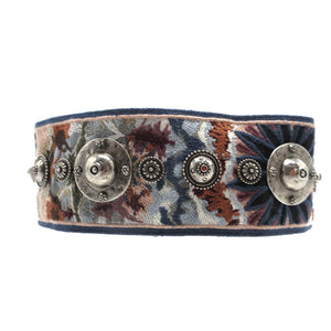 美品 クリスチャンディオール エンブロイダリー 花柄 刺繡 キャンバス レザー ブラック 黒 マルチカラー ショルダーストラップ 0145【中古】Christian Dior