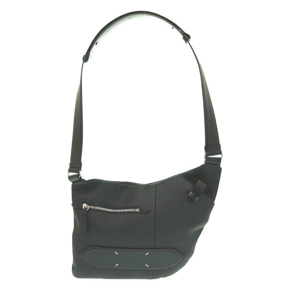 新品同様 メゾン マルジェラ 5AC クロスボディバッグ SB1WG0017 ショルダーバッグ レザー ブラック 黒 0166【中古】Maison Margiela