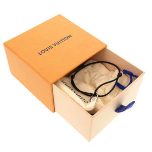 美品 ルイ ヴィトン ブラスレ ロックイット ブラック A07242 シルバー925 アクセサリー 黒 LV 0242 【中古】 LOUIS VUITTON