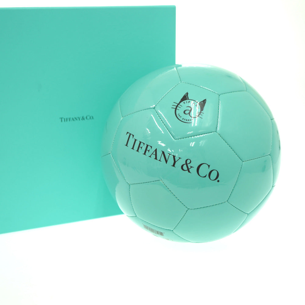 未使用 ティファニー スポルティング サッカーボール サイズ5 レザー ティファニーブルー 0262【中古】TIFFANY&Co.