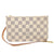 美品 ルイヴィトン ダミエ アズール アイボリー アクセサリーポーチ ネヴァーフルポーチ 0376【中古】LOUIS VUITTON