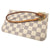 美品 ルイヴィトン ダミエ アズール アイボリー アクセサリーポーチ ネヴァーフルポーチ 0376【中古】LOUIS VUITTON