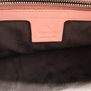 新品同様 グッチ GGツインズ 232958 GGキャンバス レザー ベージュ ピンク ショルダー トートバッグ 0398【中古】GUCCI