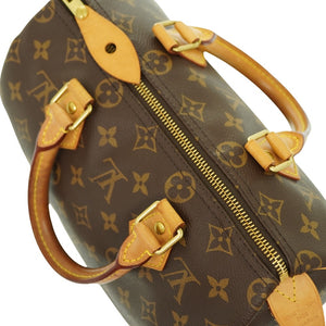 ルイヴィトン 新型 スピーディ25 モノグラム M41109 ICタグ ハンドバッグ LV 0428【中古】LOUIS VUITTON