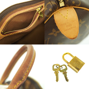 ルイヴィトン 新型 スピーディ25 モノグラム M41109 ICタグ ハンドバッグ LV 0428【中古】LOUIS VUITTON