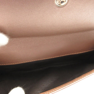 未使用 グッチ ラブリーハート 245723 GGキャンバス レザー ベージュ パープル 紫 Wホック長財布 財布 0474【中古】GUCCI