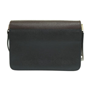 美品 マルニ トランク ショルダーバッグ レザー ブラウン/ブラック/レッド スリーカラー 0502【中古】MARNI