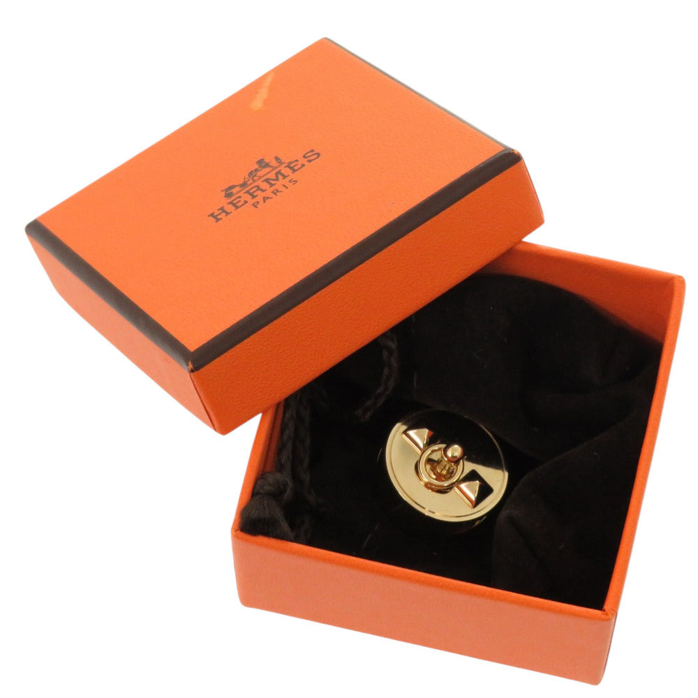 美品 エルメス コリエドシアン ゴールド メタル スカーフリング 0504 【中古】 HERMES