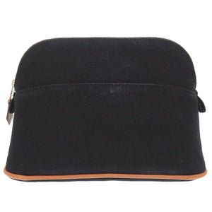 エルメス ボリードポーチ 20 PM キャンバス ブラック バッグ 黒 0506 【中古】 HERMES