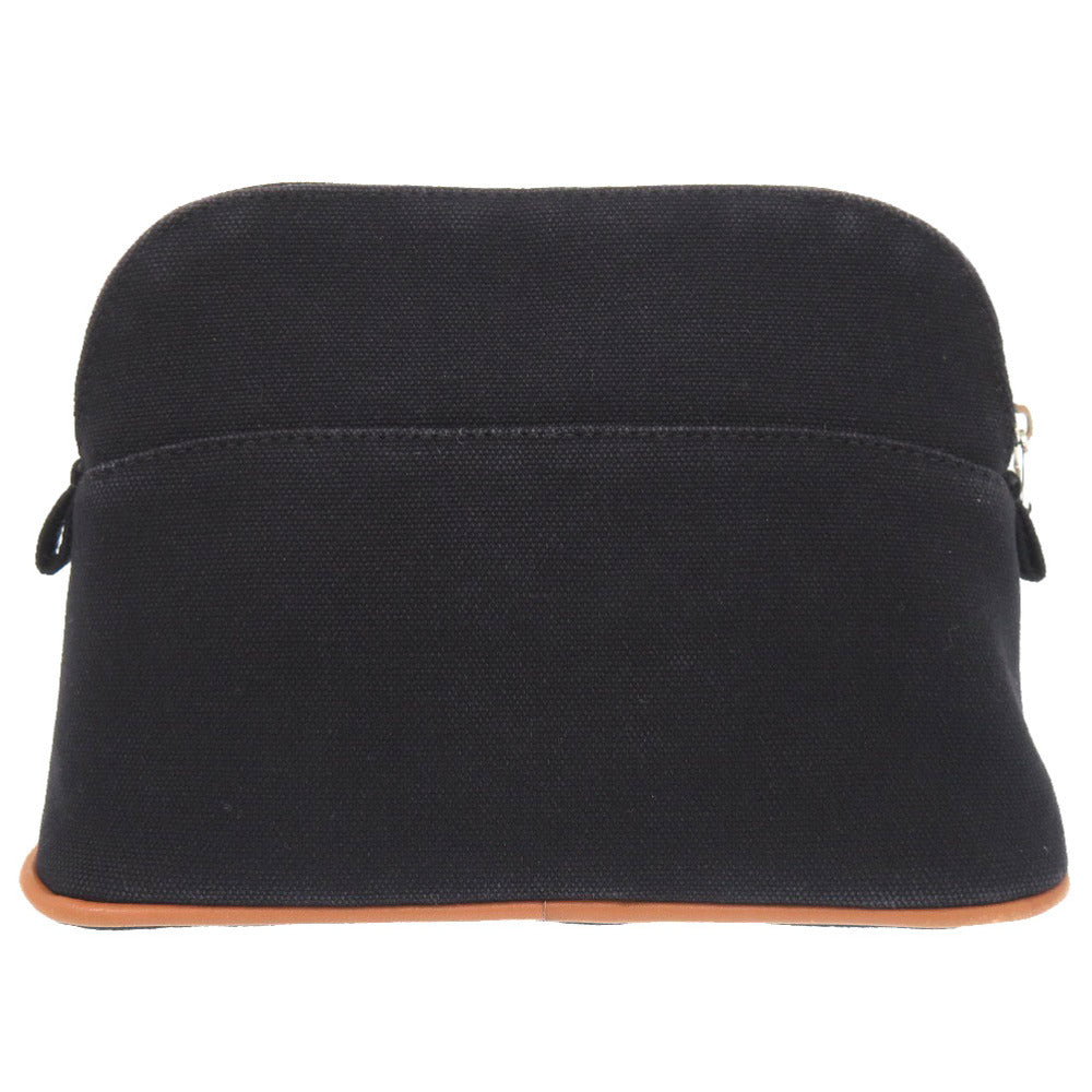 エルメス ボリードポーチ 20 PM キャンバス ブラック バッグ 黒 0506 【中古】 HERMES
