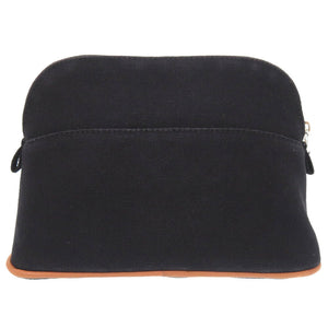 エルメス ボリードポーチ 20 PM キャンバス ブラック バッグ 黒 0506 【中古】 HERMES
