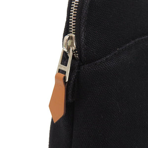エルメス ボリードポーチ 20 PM キャンバス ブラック バッグ 黒 0506 【中古】 HERMES