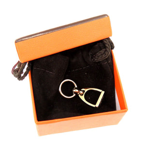 未使用 エルメス エトリエ ゴールド スカーフリング 0526【中古】HERMES