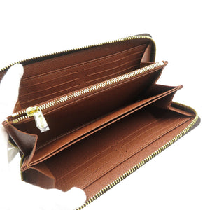 未使用 ルイヴィトン モノグラム ジッピーウォレット M42616 モノグラムキャンバス ゴールド金具 ブラウン ラウンドファスナー 長財布 0534【中古】LOUIS VUITTON