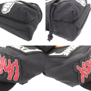 美品 バレンシアガ オーバーサイズド ミニバックパック 656328 ナイロン ブラック ショルダーバッグ 黒 0584【中古】BALENCIAGA ユニセックス