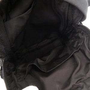 美品 バレンシアガ オーバーサイズド ミニバックパック 656328 ナイロン ブラック ショルダーバッグ 黒 0584【中古】BALENCIAGA ユニセックス