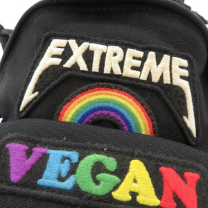 美品 バレンシアガ オーバーサイズド ミニバックパック 656328 ナイロン ブラック ショルダーバッグ 黒 0584【中古】BALENCIAGA ユニセックス