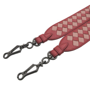 新品同様 ボッテガヴェネタ 563992 レザー レッド 赤 ショルダーストラップ 0623【中古】BOTTEGA VENETA