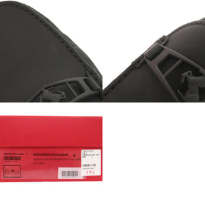 未使用品 トッズ × Ferrari フェラーリ サイズ6 レザー ブラック ドライビングシューズ ローファー シューズ 黒 0652【中古】TOD’S メンズ