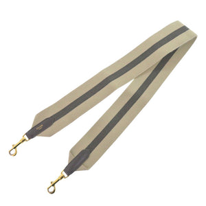 美品 セリーヌ ショルダーストラップ キャンバス/レザー ベージュ 0680【中古】CELINE