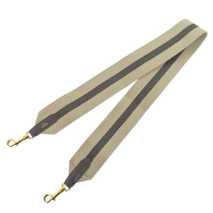 美品 セリーヌ ショルダーストラップ キャンバス/レザー ベージュ 0680【中古】CELINE