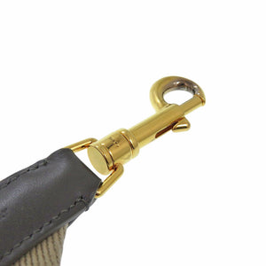 美品 セリーヌ ショルダーストラップ キャンバス/レザー ベージュ 0680【中古】CELINE