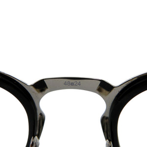 美品 ディオール オム BLACKTIE2.0 807 メガネ セルフレーム フルリム ウェリントン BLACKTIE2.0o プラスチック チタン ブラック 0698【中古】DIOR HOMME