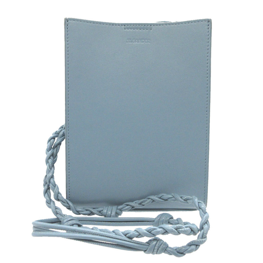 新品同様 ジルサンダー タングル スモール JSMT853173 レザー ブルー 青 ショルダーバッグ 0706【中古】JILSANDER