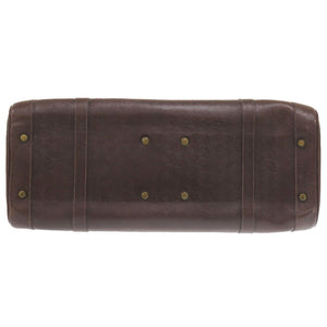 美品 エルメス ヴィンテージ レザー ブラウン ゴールド金具 〇H刻印 ヴィンテージ ボストンバッグ 茶 0713 【中古】 HERMES メンズ