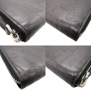 ベルルッティ ワパ カリグラフィー スクリットレザー ブラック 黒 コインケース 財布 0722【中古】BERLUTI