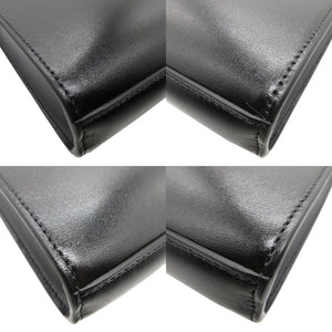 新品同様 ジルサンダー タングルスモール J07WG0001 レザー ブラック 黒 ショルダーバッグ 0734【中古】JILL SANDER