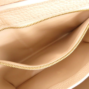 新品同様 ルイ ヴィトン カプシーヌBB スノー トリヨンレザー ゴールド金具 M24545 2WAY ハンドバッグ LV 0751 【中古】 LOUIS VUITTON