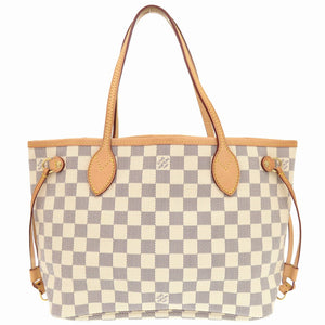 美品 ルイ ヴィトン ネヴァーフルPM ダミエ アズール N51110 トートバッグ LV 0772 【中古】 LOUIS VUITTON