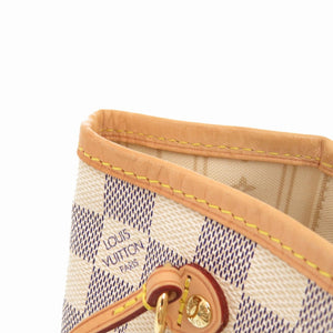 美品 ルイ ヴィトン ネヴァーフルPM ダミエ アズール N51110 トートバッグ LV 0772 【中古】 LOUIS VUITTON