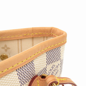 美品 ルイ ヴィトン ネヴァーフルPM ダミエ アズール N51110 トートバッグ LV 0772 【中古】 LOUIS VUITTON