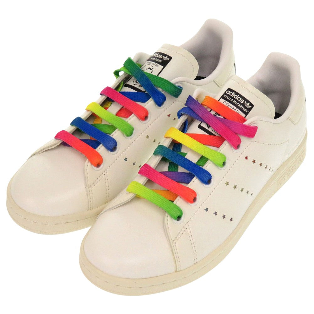 新品同様 アディダス ステラマッカートニー スタンスミス スニーカー 23cm FW6875 レザー ホワイト 0813【中古】adidas