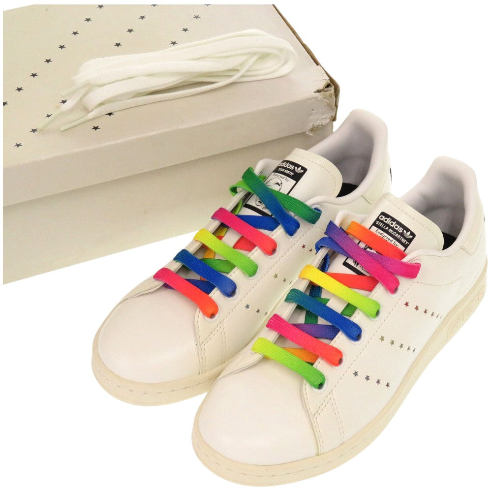 新品同様 アディダス ステラマッカートニー スタンスミス スニーカー 23cm FW6875 レザー ホワイト 0813【中古】adidas