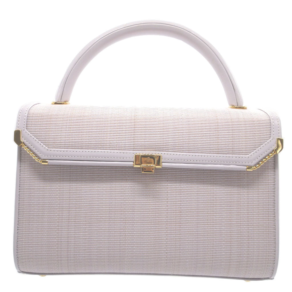 美品 コンテス ホースヘアー パープル 紫 ハンドバッグ 0926【中古】COMTESSE