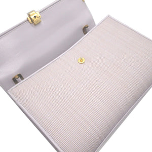 美品 コンテス ホースヘアー パープル 紫 ハンドバッグ 0926【中古】COMTESSE