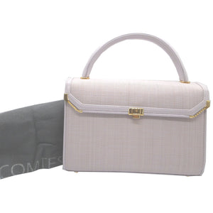 美品 コンテス ホースヘアー パープル 紫 ハンドバッグ 0926【中古】COMTESSE