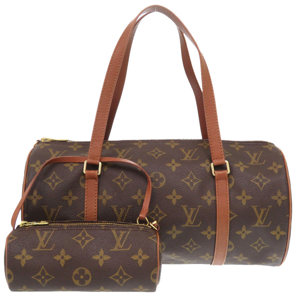 美品 ルイ ヴィトン パピヨン30 ポーチ付 モノグラム M51365 ハンドバッグ LV 0978 【中古】 LOUIS VUITTON