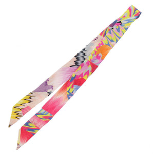 新品同様 エルメス ツイリードール 京都マーブル 限定 シルク ローズ スカーフ 1033 【中古】 HERMES